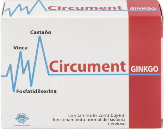 CIRCUMENT GINKGO 45 cápsulas de 505 mg. 