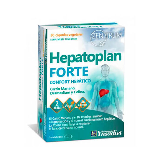 HEPATOPLAN FORTE  Cardo Mariano Desmodium 30 cápsules