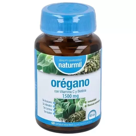ORÉGANO CON VIT. C Y BIOTINA 1500 MG.