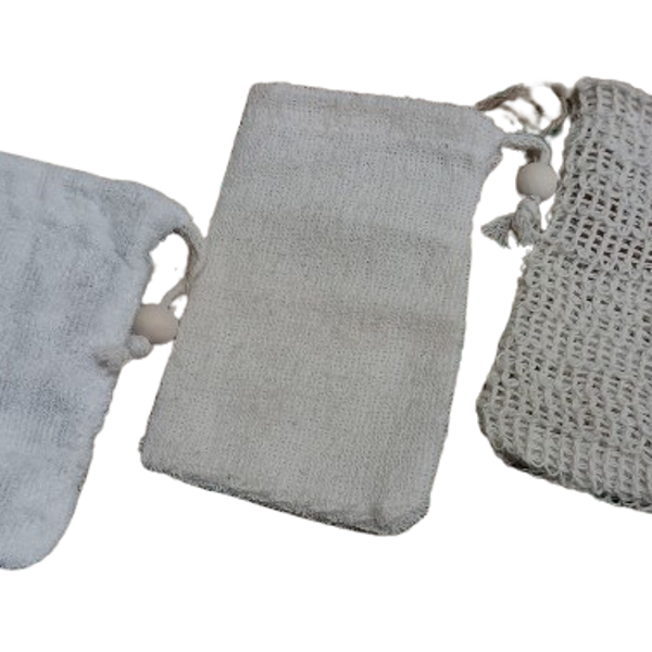 BOLSAS PARA JABÓN O ESPONJAS  3,20€ IVA INCLOS.