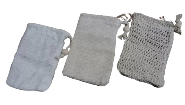BOLSAS PARA JABÓN O ESPONJAS  3,20€ IVA INCLOS.
